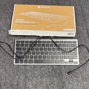 Wired Keyboard - Black and Gray